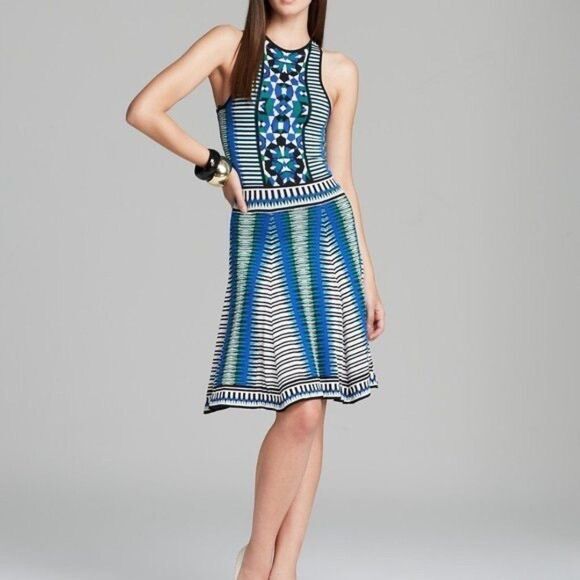 TORN BY RONNY KOBO Sigi Mosaic Jacquard‎ Dress 👗 - Picture 2 of 6